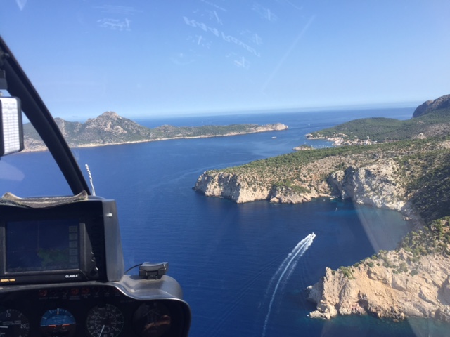 Mallorca Heiratsantrag Helikopterrundflug