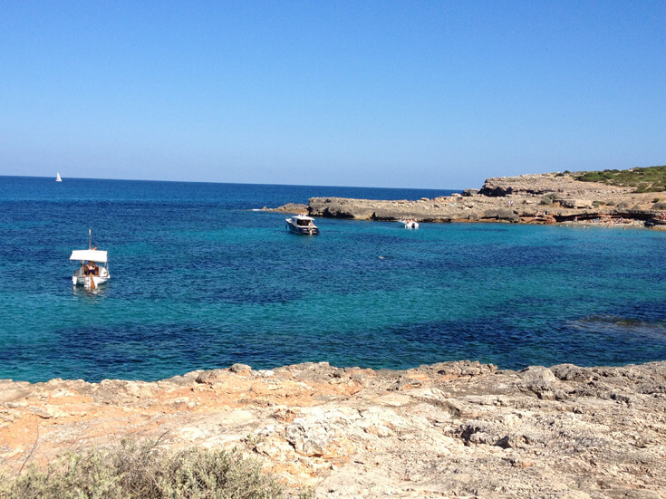 Einsame Bucht Mallorca
